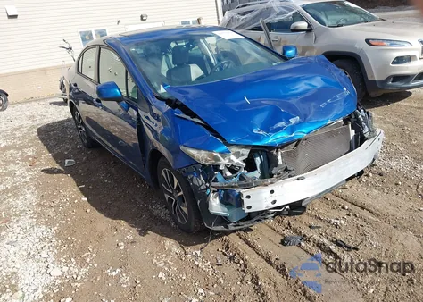 2013 Honda Civic Ex-L z USA, uszkodzony, nr VIN 19XFB2F92DE264842